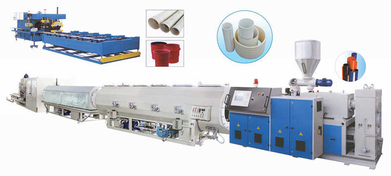 PVC Đường dây sản xuất đường ống cung cấp không khí có đường kính lớn
